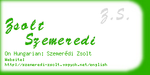 zsolt szemeredi business card